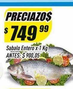 Supermercados Comodin Sabalo entero oferta