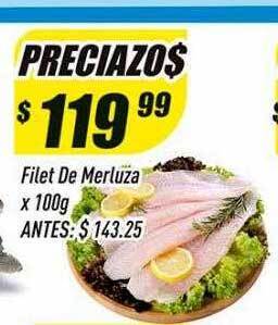 Supermercados Comodin Filet de merluza oferta