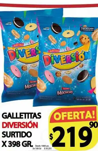 Supermercados Mariano Max Galletitas diversión surtido oferta
