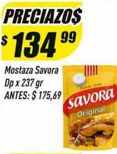 Supermercados Comodin Mostaza savora dp oferta
