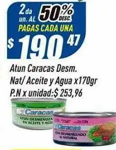 Supermercados Comodin Atun caracas desm nat aceite y agua oferta