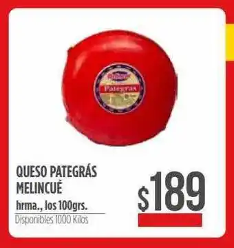 Supermercados Vea Queso pategrás melincué oferta