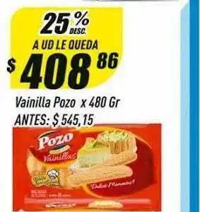 Supermercados Comodin Vainilla pozo oferta