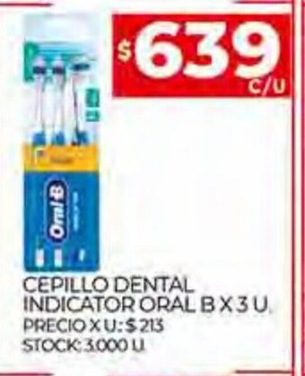 Supermercados DIA Cepillo Dental Indicator Oral-B x 3u oferta