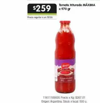 Jumbo Tomate triturado máxma oferta