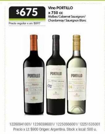 Jumbo Vino portillo oferta