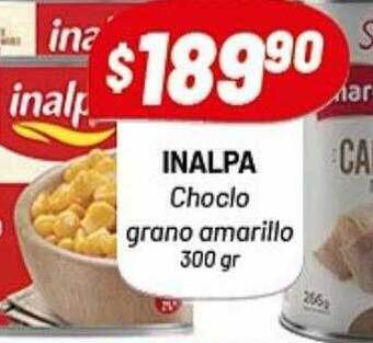 Almacor Inalpa choclo grano amarillo oferta