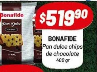 Almacor Bonafide pan dulce chips de chocolate oferta