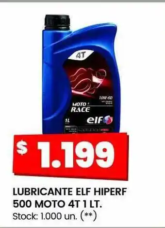 Changomas Lubricante elf hiperf 500 moto 4t oferta