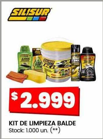 Changomas Kit de limpieza balde silisur oferta