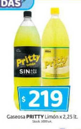 Cordiez Gaseosa pritty limón oferta