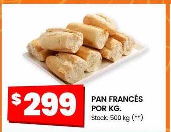 Changomas Pan francés oferta