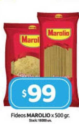 Cordiez Fideos marolio oferta