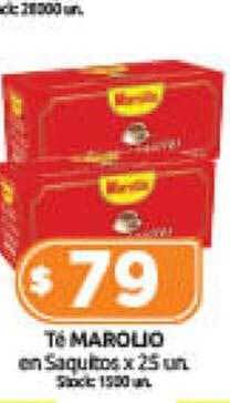 Cordiez Té marolio en saquitos oferta