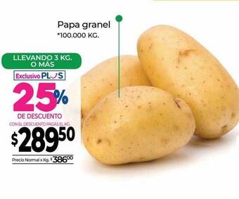 La Anonima Papa granel oferta