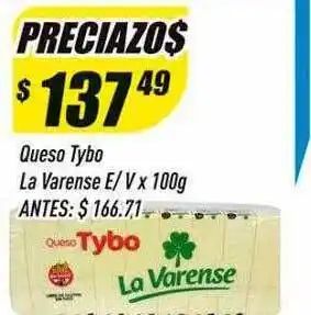 Supermercados Comodin Queso tybo la varense e v oferta