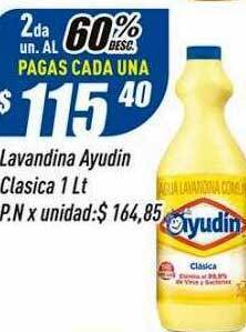 Supermercados Comodin Lavandina ayudin clasica oferta