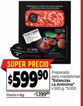 La Anonima Preparado para medallones oferta