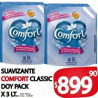 Supermercados Mariano Max Suavizante comfort classic doy pack oferta