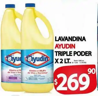 Supermercados Mariano Max Lavandina ayudin triple poder oferta