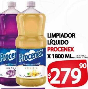 Supermercados Mariano Max Limpiador líquido procenex oferta