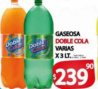 Supermercados Mariano Max Gaseosa doble cola varias oferta