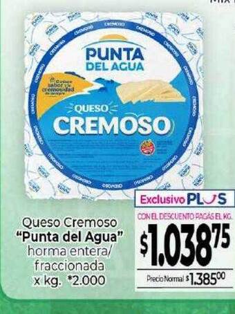 La Anonima Queso cremoso oferta