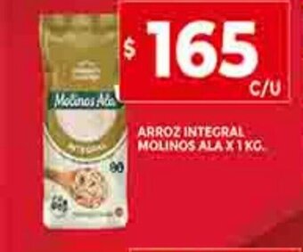 Supermercados DIA Arroz Integral Molinos Ala x 1kg oferta