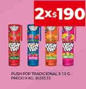 Push Pop Tradicional x 15 g.