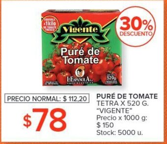 Carrefour Puré de Tomate Vigente oferta