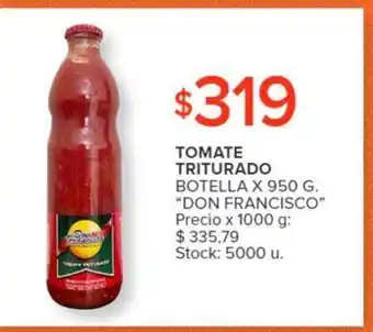 Carrefour Tomate Triturado Don Francisco oferta