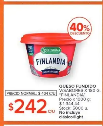 Carrefour Queso Fundido Finlandia oferta