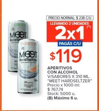 Carrefour Aperitivos Con Alcohol Meet Hardseltzer oferta