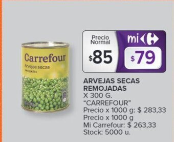 Carrefour Arvejas Secas Remojadas Carrefour oferta
