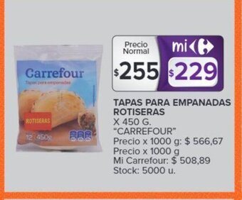 Carrefour Tapas Para Empanadas Rotiseras Carrefour oferta