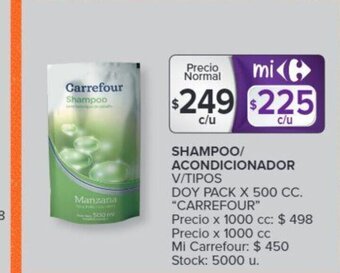 Carrefour Shampoo/ Acondicionador Carrefour oferta