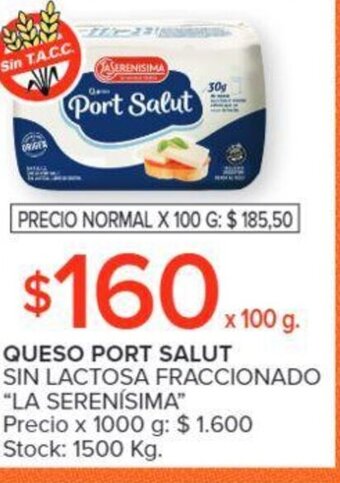 Carrefour Queso Port Salut La Serenísima oferta