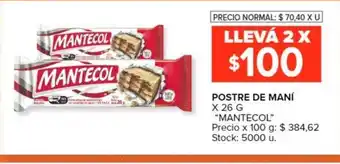 Carrefour Postre De Maní Mantecol oferta