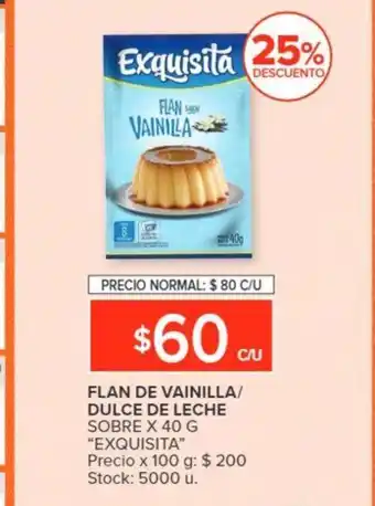 Carrefour Flan De Vainilla/ Dulce De Leche Exquisita oferta