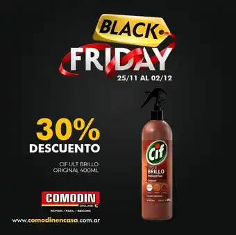 Supermercados Comodin Cif Ult Brillo Original 400 ml. oferta