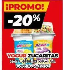 Diarco Yogur Zucaritas Con Cereales x 164gr oferta