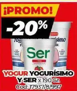 Diarco Yogur Yogurísimo Y Ser 190gr oferta