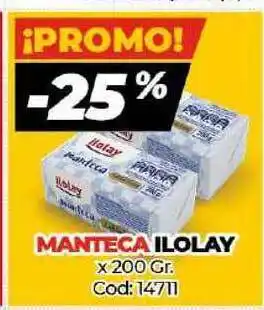 Diarco Manteca Ilolay 200g oferta