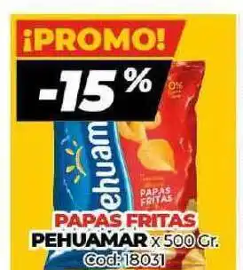 Diarco Pehuamar Papas Fritas x 500gr oferta