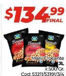Diarco JL Maní Crocante x 500gr oferta
