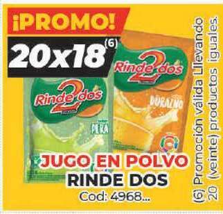 Diarco Rinde Dos Jugo En Polvo oferta
