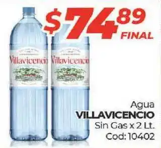 Diarco Villavicencio Agua Sin Gas oferta