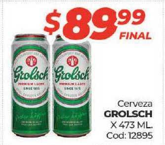 Diarco Grolsch Cerveza 473ml oferta