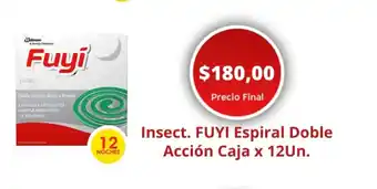 Insect. Fuyi Espiral Doble Acción Caja x 12Un
