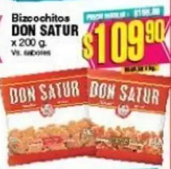 Bizcochitos Don Satur x 200g